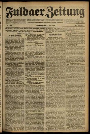 Ausgabe vom Mittwoch, den 05. Juli 1916.