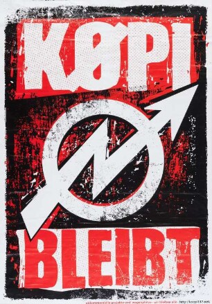 Plakat: "Köpi bleibt"
