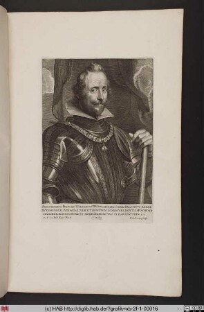 Wolfgangus Wilhelmus [Porträt des Pfalzgrafen Wolfgang Wilhelm; Wolfgang-Wilhelm, Duke of Pfalz-Neuburg; Portret van Wolfgang Willem van de Palts-Neuburg]