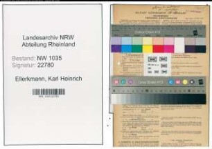 Entnazifizierung Karl Heinrich Ellerkmann , geb. 02.04.1901 (Kaufmann)