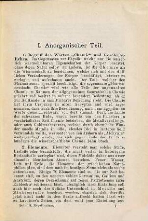 Repetitorium für das Apotheker-Gehülfen-Examen
