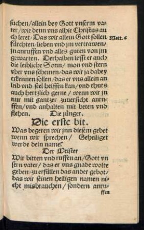 Die erste bit.