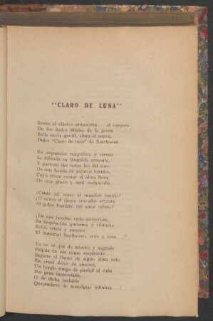 "Claro de luna"