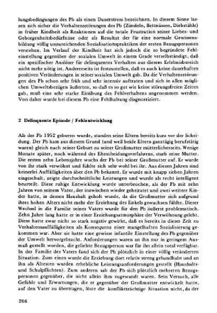 2 Delinquente Episode / Fehlentwicklung