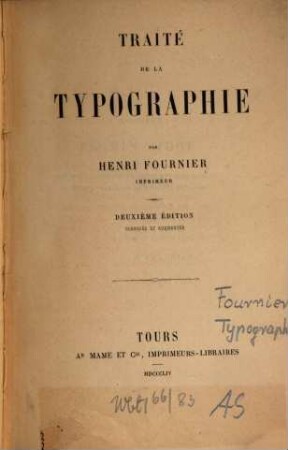 Traité de la typographie