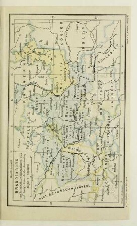 Brandenburg unt. Friedrich I. v. Hohenzollern 1415