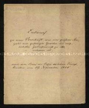 Handschrift mit einer Instruktion zur Übernahme einer größeren Menge an Gewehren
