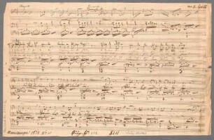 Entends-tu les gondoles s'égarer sur les flots, Singstimme, Klavier, Gitarre. - BSB Mus.Schott.Ha 5117-2