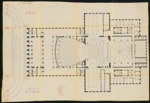 Dessauer Theater, Dessau: Grundriss 1:100