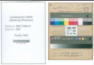 Entnazifizierung Karl Fuchs , geb. 28.02.1921 (Polizist)