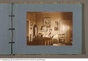 Album mit Fotografien aus dem Palazzo ZuccariAnsicht des Salotto im dritten Obergeschoss - Riccio-Album