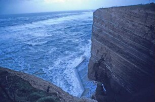 Sturmflutseegang auf Helgoland