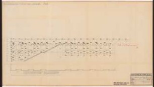 Reichsluftfahrtministerium, Berlin: Fassadendetail A (Verkleidung der Hoffront). Ansicht, Grundriss 1:50