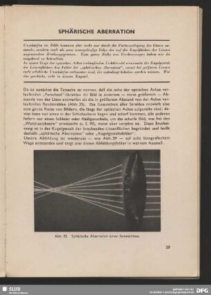 Sphärische Aberration