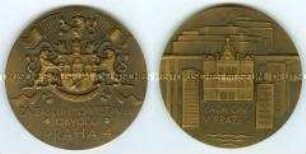 Medaille des Prager Stadtbezirks 4