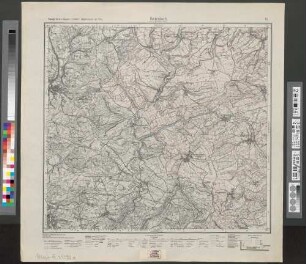 Topogr. Karte v. Bayern ..., 18. Breitenbach : (pr. St. Wendel. 3530)