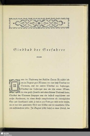Sindbad der Seefahrer