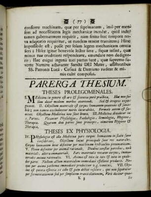 Parerga Thesium.