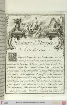 Histoire Abregée de l'architecture