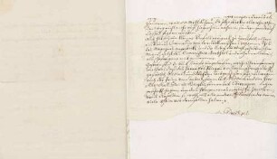 Georg Christoph von Drechsel an Karoline Luise von Baden (ohne Ort)