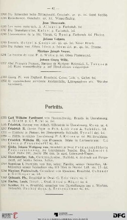 Porträts (Nr. 1255-1267)