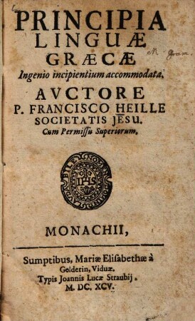 Principia linguae graecae