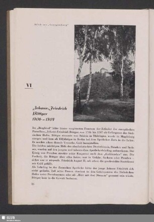 VI. Johann Friedrich Böttger 1706-1707