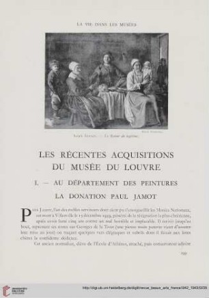 Au département des peintures : la donation Paul Jamot