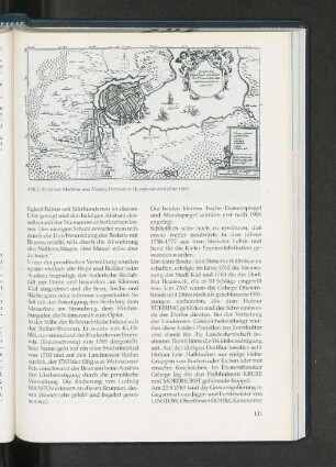Abb. 1: Karte von Matthias und Nicolay Petersen in Husum aus dem Jahre 1665