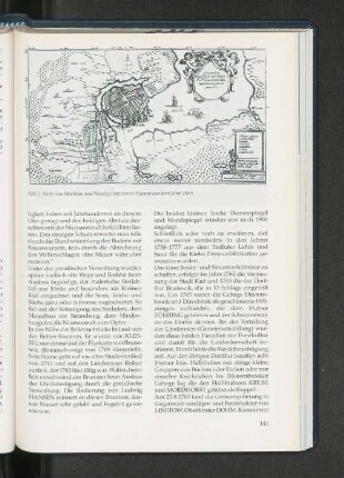 Abb. 1: Karte von Matthias und Nicolay Petersen in Husum aus dem Jahre 1665