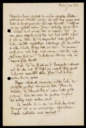 Brief von Jacob Grimm an Konrad Hofmann