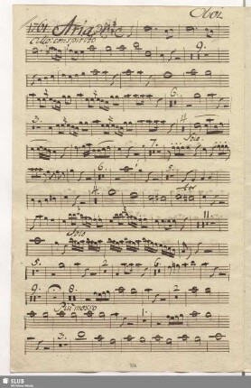 1761. Aria: Il furore se m'accende / Ghinassi, S.