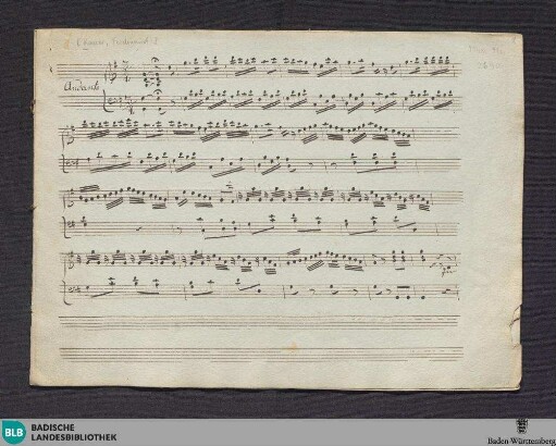 Das Donauweibchen I. Excerpts. Arr - Don Mus.Ms. 2690 : V, pf