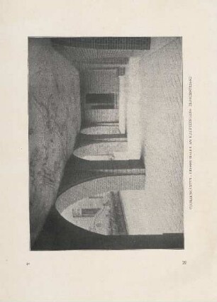 Ceciliengärten. Grosse Halle am Haupteingang Trägerstrasse