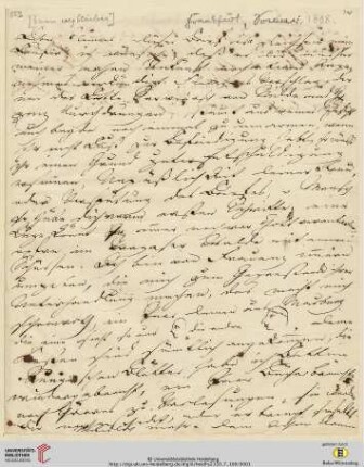 Brief von Achim von Arnim an Clemens Brentano