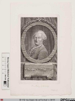 Bildnis Carl Heinrich Heinecken (1748 Ritter von)