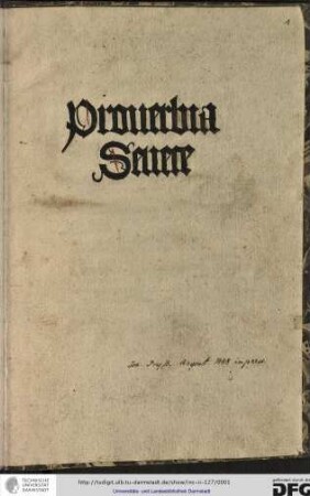 Proverbia Senece