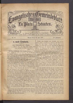 No. 31. 29. Juli 1914