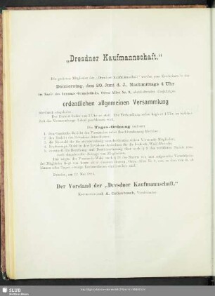 „Dresdner Kaufmannschaft“