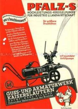 Die Gusseiserne Pfalz-Membran Handpumpe D.R.G.M - Deutsche Digitale  Bibliothek