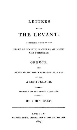 Letters from the Levant