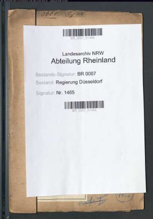 Gesundheitszustand der Gefangenen im Arresthaus zu Kleve Band 1