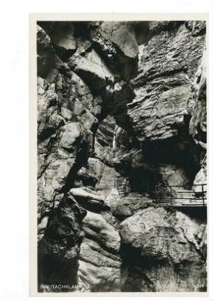 Breitachklamm bei Oberstdorf im Allgäu