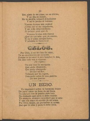 Un beso.