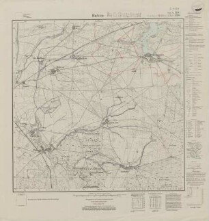 2841 (alte Nr.: 1394) Babitz, Meßtischblatt (4cm - Karte)