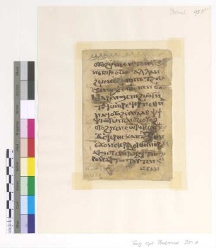 [Psalmodia] : Fragm. copt. Pischoi Psalmod. 95