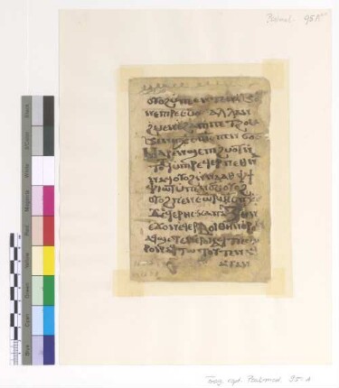 [Psalmodia] : Fragm. copt. Pischoi Psalmod. 95