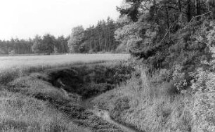Guttau-Lieske. Mühlenstätte, Mühlgraben unweit davon