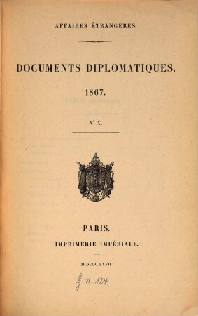Documents diplomatiques de la France : (Ministère des) Affaires étrangères, 47