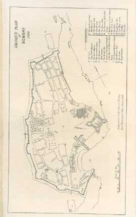 Grose's plan of Bombay 1750